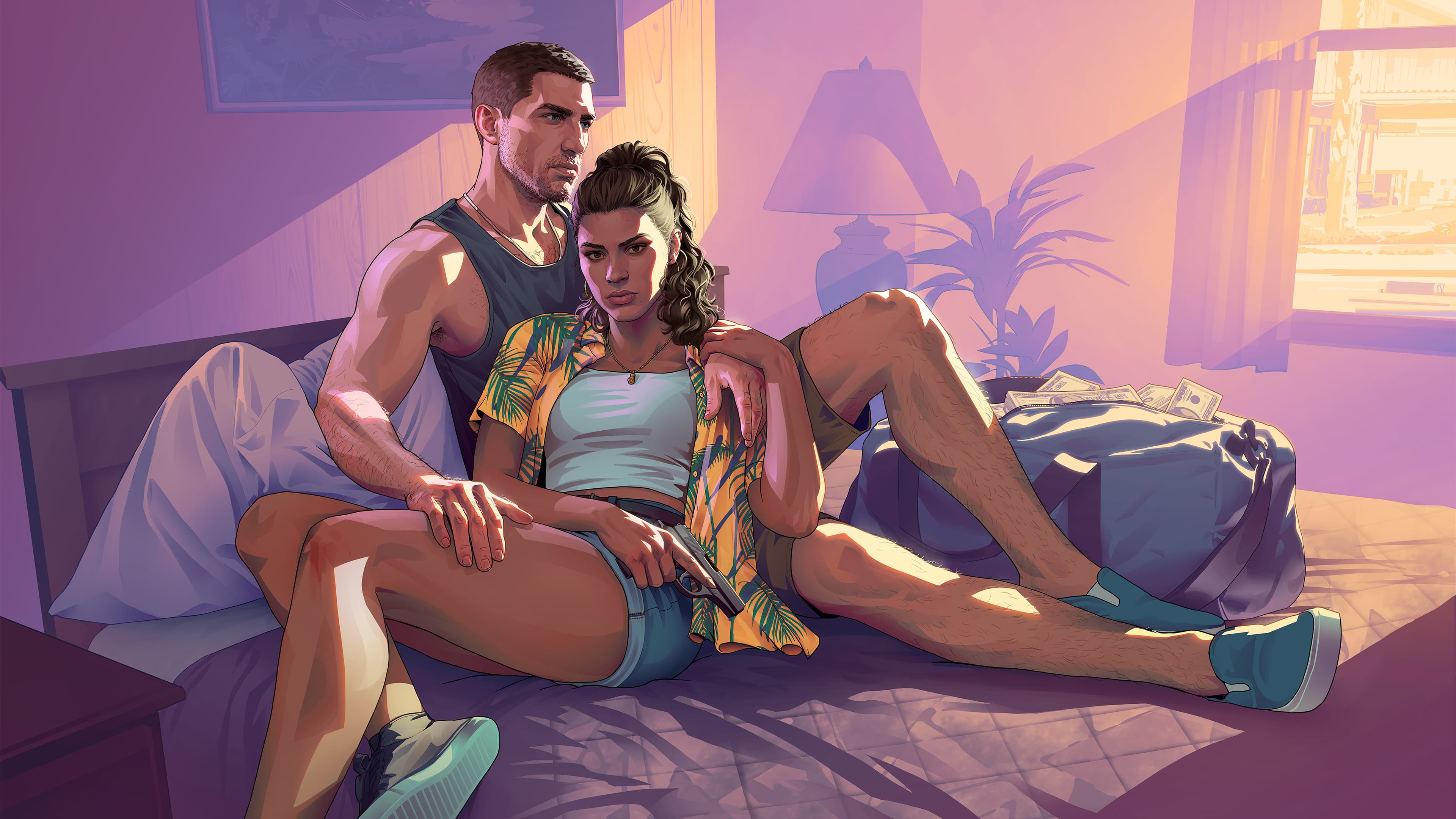 Jason et Lucia au motel — artwork officiel